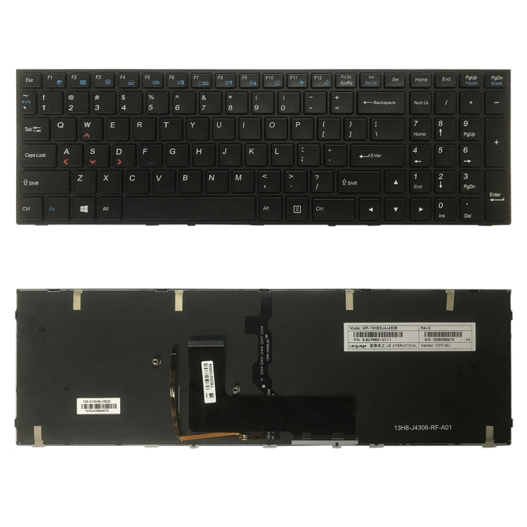 US Version Keyboard With Back Light for Hasee Z7M Z7-KP7GS ZX7-CP5S2 Z7M-CT7GS Z7M-KP7G1 Z7M-KP5GS K690E – Durable Build, Easy to Use, For Hasee Z7M