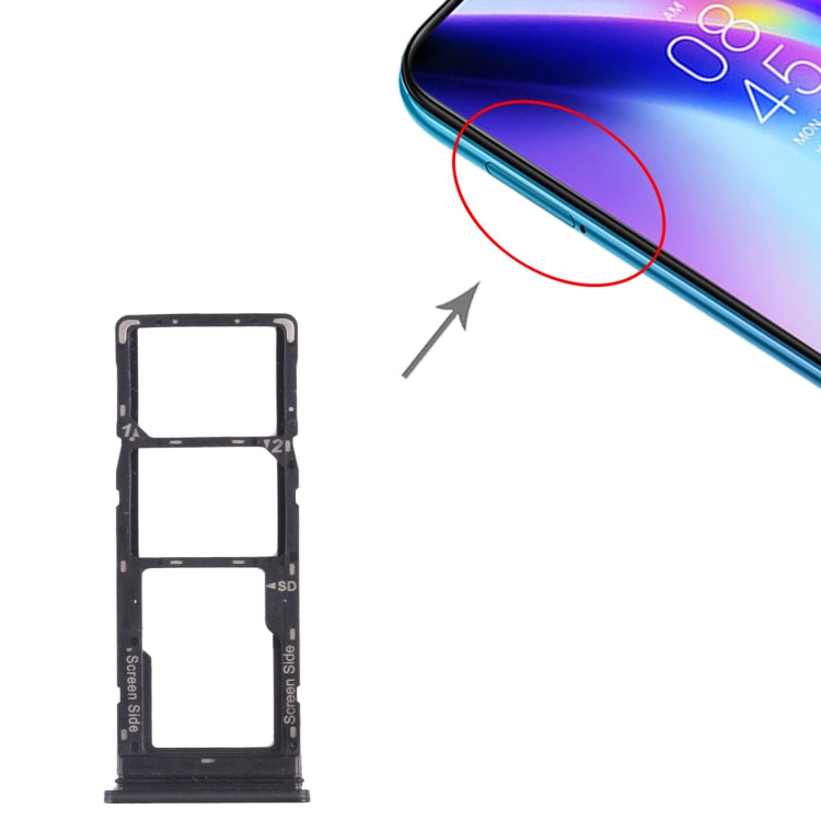 / Pouvoir 4 LC7 SIM Card Tray + SIM Card Tray + Micro SD Card Tray – Durable Build, Easy to Use, For Tecno Pouvoir 4 Pro