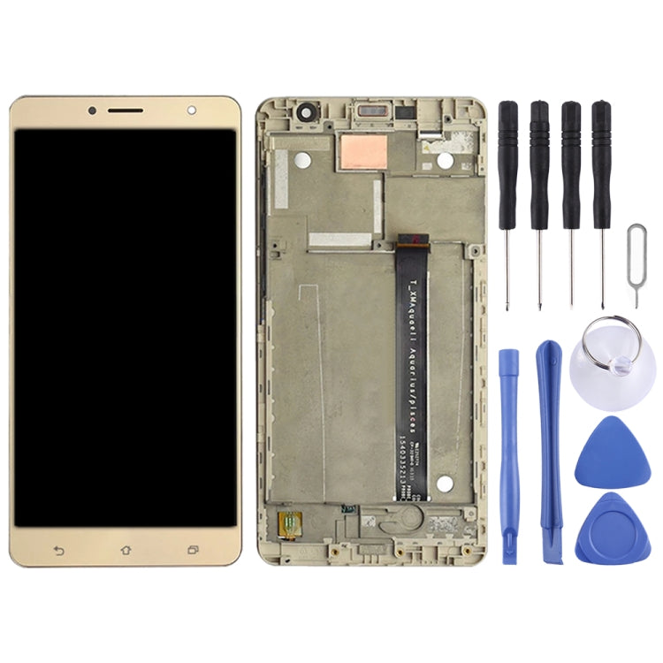 LCD Screen and Digitizer Full Assembly With Frame for Asus Zenfone 3 Deluxe ZS550KL Z01FD – Durable Build, Easy to Use, For Asus Zenfone 3 Deluxe