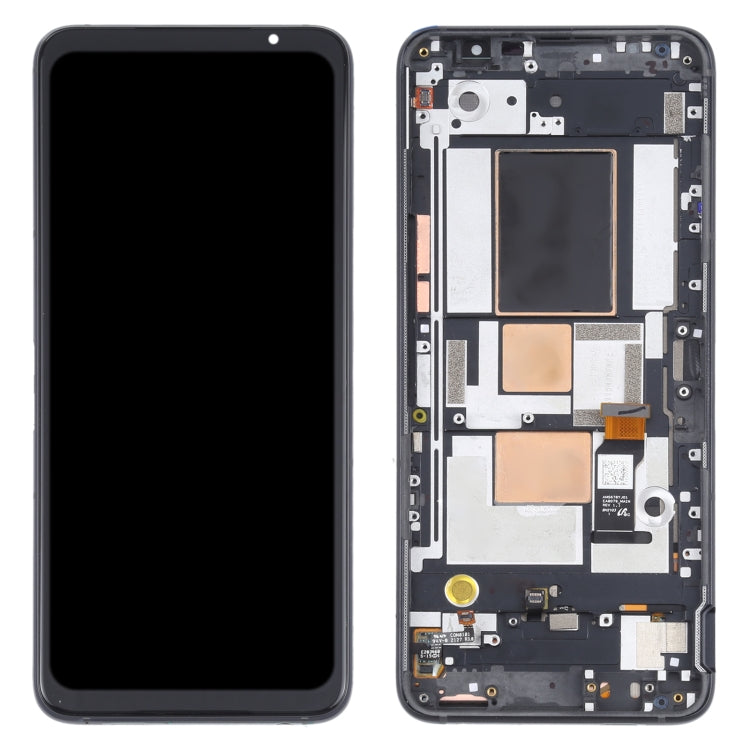 OLED Material LCD Screen and Digitizer Full Assembly With Frame for Asus ROG Phone 5 ZS673KS – Durable Build, Easy to Use, For Asus ROG Phone 5 ZS673KS