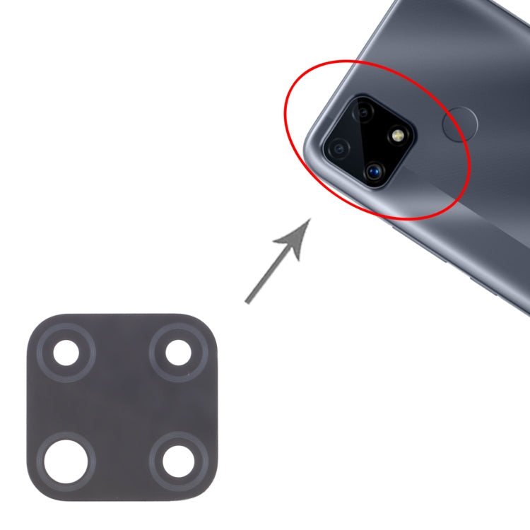 RMX3193, RMX3191 10pcs Back Camera Lens – Durable Build, Easy to Use, For OPPO Realme C25