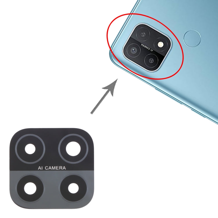 / A35 CPH2185 CPH2179 PEHM00 10pcs Back Camera Lens – Durable Build, Easy to Use, For OPPO A15 / A15s