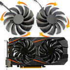 1 Pair 88MM 4 Pin Computer Graphics Card Cooling Fan For Gigabyte GeForce GTX1060 1070 GTX1050ti GTX960 RX570 RX470 – Durable Build, Easy to Use