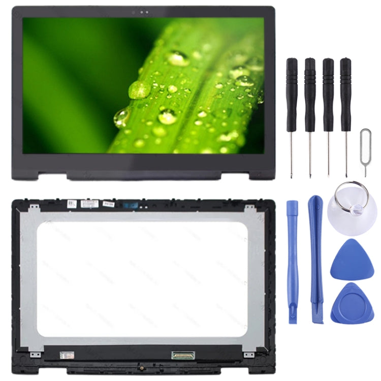 FHD 1920 x 1080 40 Pin P58F001 LCD Screen and Digitizer Full Assembly With Frame for Dell Inspiron 15 5568 5578, For Dell Inspiron 15 5568 5578 For Dell Inspiron 15 5568 5578