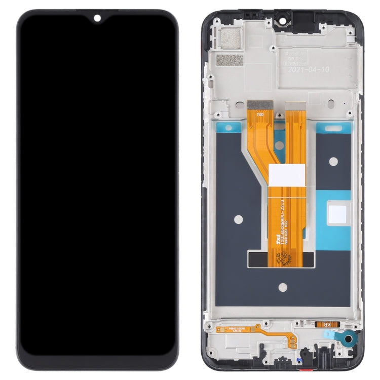 Original LCD Screen and Digitizer Full Assembly With Frame for OPPO Realme C20 / Realme C21 / Realme C11 (2021) – Durable Build, Easy to Use, For OPPO Realme C20 (Original)