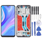 LCD Screen and Digitizer Full Assembly With Frame for Huawei Y8p – Durable Build, Easy to Use, For Huawei Y8p For Huawei Y8p Black