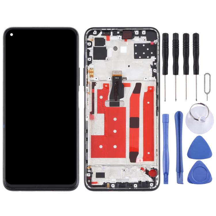 LCD Screen and Digitizer Full Assembly With Frame for Huawei P40 Lite 5G – Durable Build, Easy to Use, For Huawei P40 Lite 5G