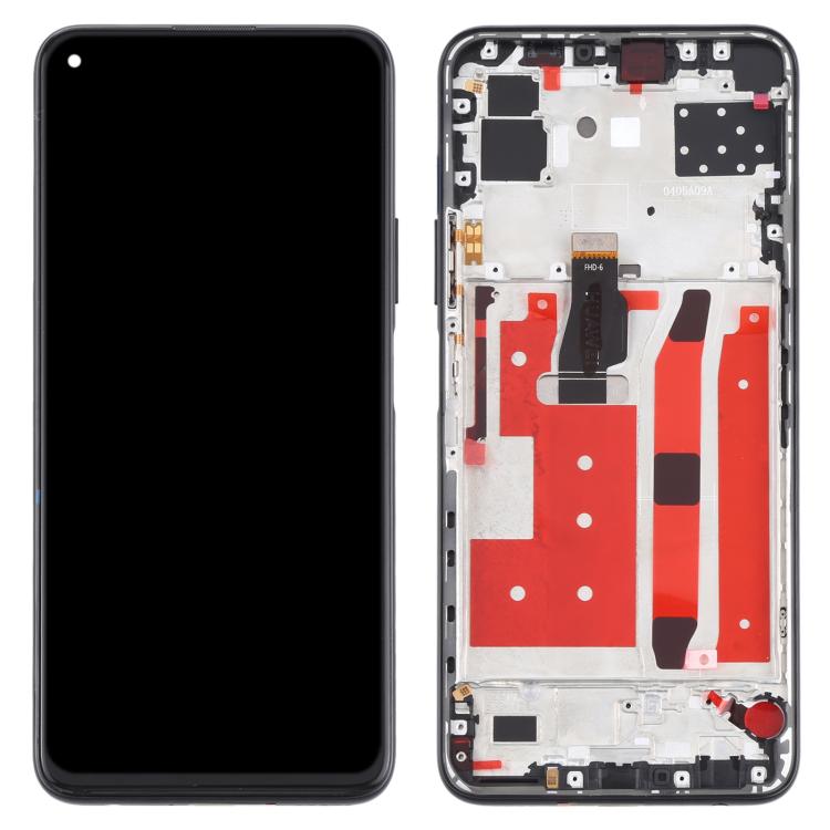 LCD Screen and Digitizer Full Assembly With Frame for Huawei P40 Lite 5G – Durable Build, Easy to Use, For Huawei P40 Lite 5G
