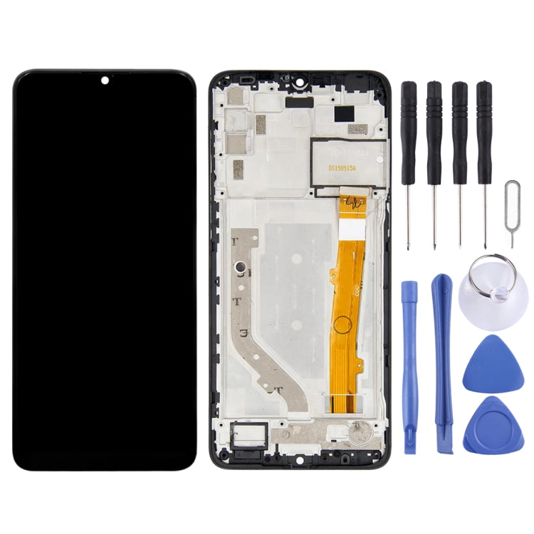 LCD Screen and Digitizer Full Assembly With Frame for Alcatel 3X 2019 5048Y 5048U 5048 OT5048Y OT5048 – Durable Build, Easy to Use, For Alcatel 3X 2019