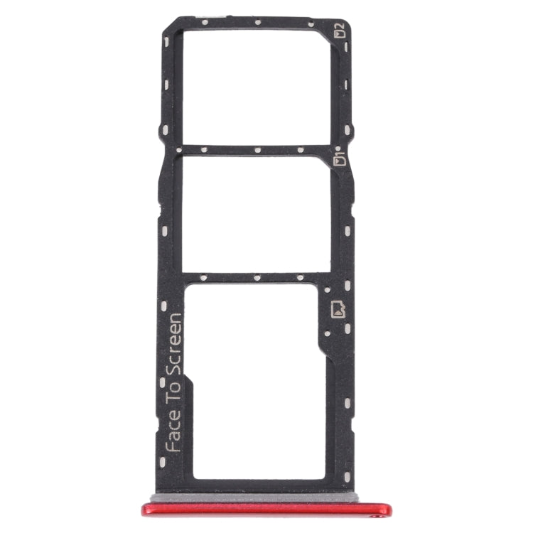 SIM Card Tray + SIM Card Tray + Micro SD Card Tray – Durable Build, Easy to Use, For ZTE Blade V40 Vita, For ZTE Blade V40 For ZTE Blade V40 Red