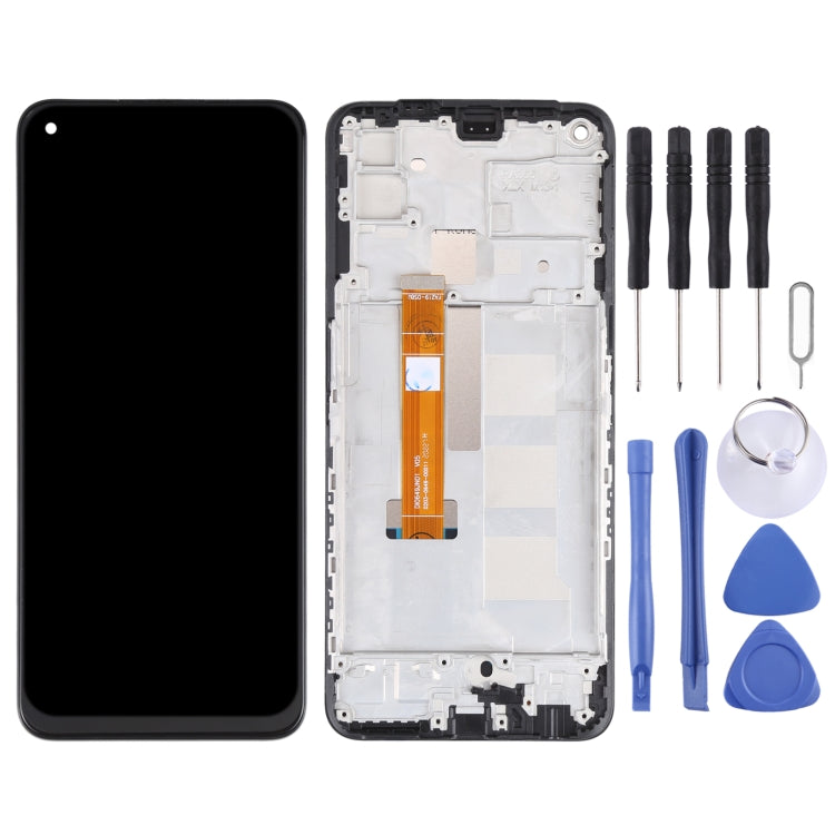Original LCD Screen and Digitizer Full Assembly With Frame for OPPO Realme Q2 RMX2117 – Durable Build, Easy to Use, For OPPO Realme Q2