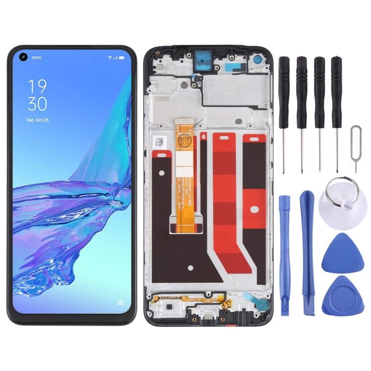 Original LCD Screen and Digitizer Full Assembly With Frame for OPPO A53 4G CPH2127 CPH2131 – Durable Build, Easy to Use, For OPPO A53 4G For OPPO A53 4G