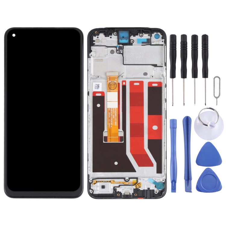 Original LCD Screen and Digitizer Full Assembly With Frame for OPPO A53 4G CPH2127 CPH2131 – Durable Build, Easy to Use, For OPPO A53 4G