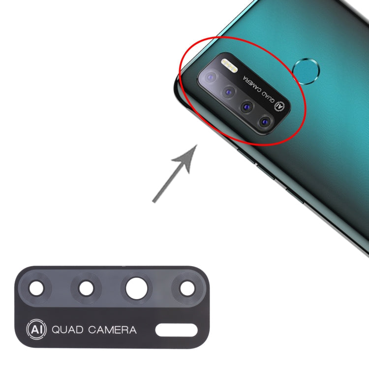 LC7 10pcs Back Camera Lens – Durable Build, Easy to Use, For Tecno Pouvoir 4 / 4 Pro