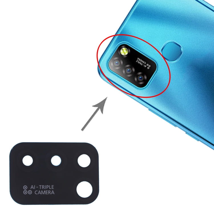 X657, X657C, X657B 10pcs Back Camera Lens – Durable Build, Easy to Use, For Infinix Smart 5 / Hot 10 Lite