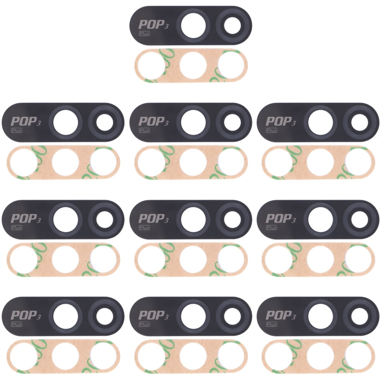 10pcs Back Camera Lens – Durable Build, Easy to Use, For Tecno Pop 3 Plus