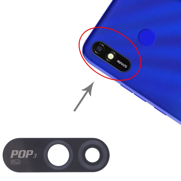 10pcs Back Camera Lens – Durable Build, Easy to Use, For Tecno Pop 3 Plus