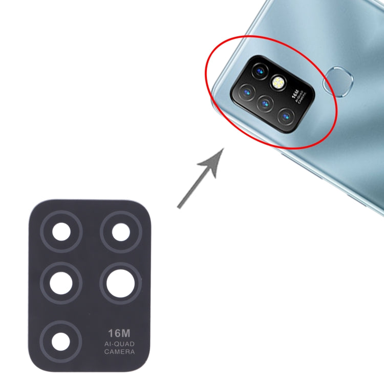 X682B, X682C 10pcs Back Camera Lens – Durable Build, Easy to Use, For Infinix Hot 10