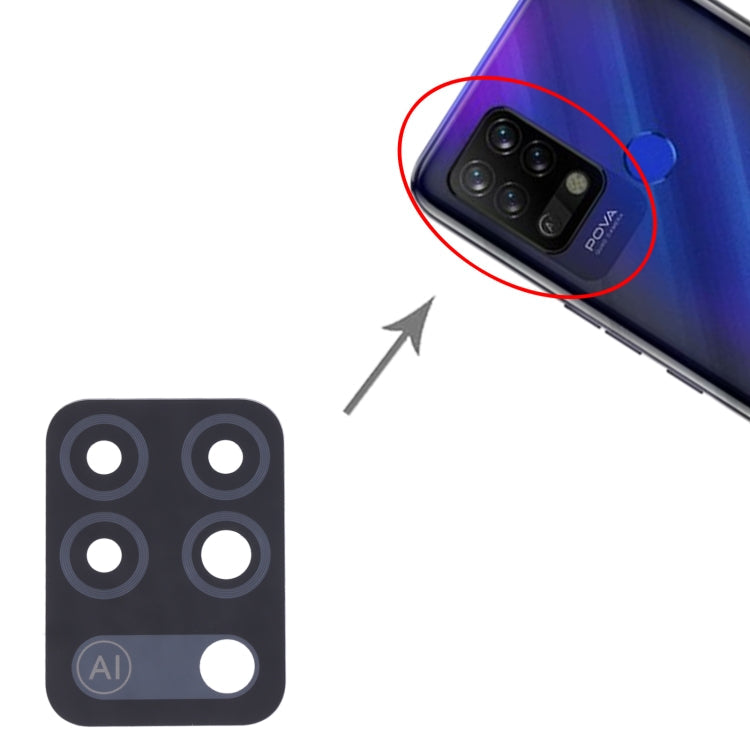 LD7, LD7j 10pcs Back Camera Lens – Durable Build, Easy to Use, For Tecno Pova