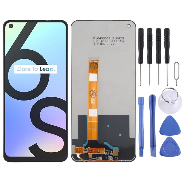 LCD Screen and Digitizer Full Assembly for OPPO Realme 6s / Realme 6i (India) / Realme Narzo RMX2002 – Durable Build, Easy to Use, For Realme 6s