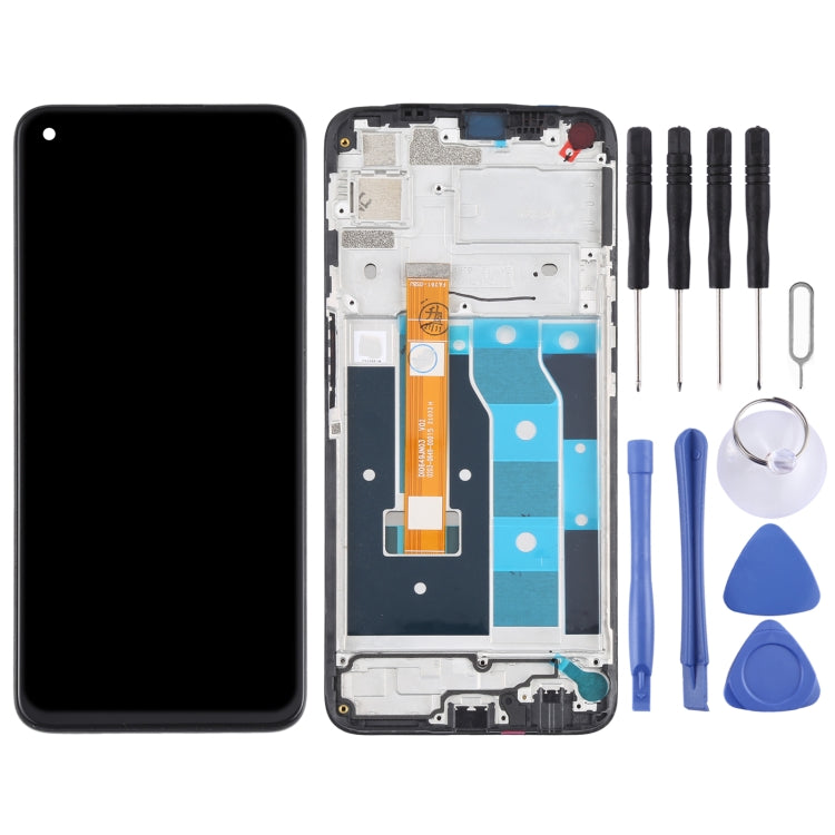 LCD Screen and Digitizer Full Assembly with Frame for OPPO Realme 6i (India) / Realme 6s / Realme Narzo RMX2002 – Durable Build, Easy to Use, For Realme 6i (India)/Realme 6s