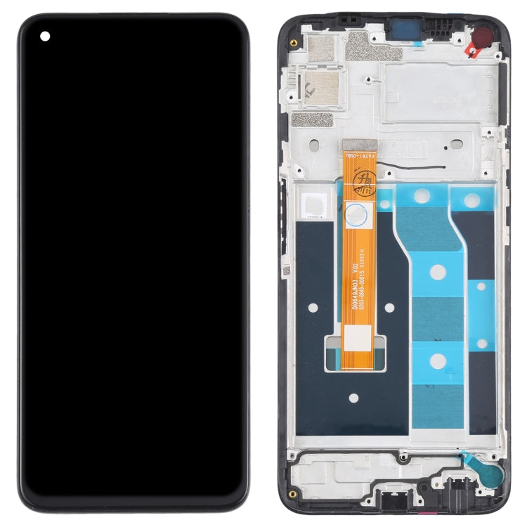 LCD Screen and Digitizer Full Assembly with Frame for OPPO Realme 6i (India) / Realme 6s / Realme Narzo RMX2002 – Durable Build, Easy to Use, For Realme 6i (India)/Realme 6s