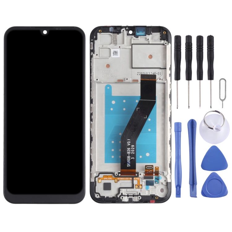 LCD Screen and Digitizer Full Assembly with Frame for Motorola Moto E6i XT2053-5 – Durable Build, Easy to Use, For Motorola Moto E6i