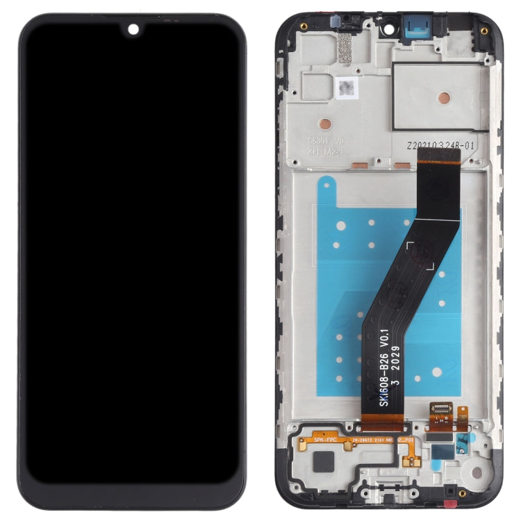 LCD Screen and Digitizer Full Assembly with Frame for Motorola Moto E6i XT2053-5 – Durable Build, Easy to Use, For Motorola Moto E6i
