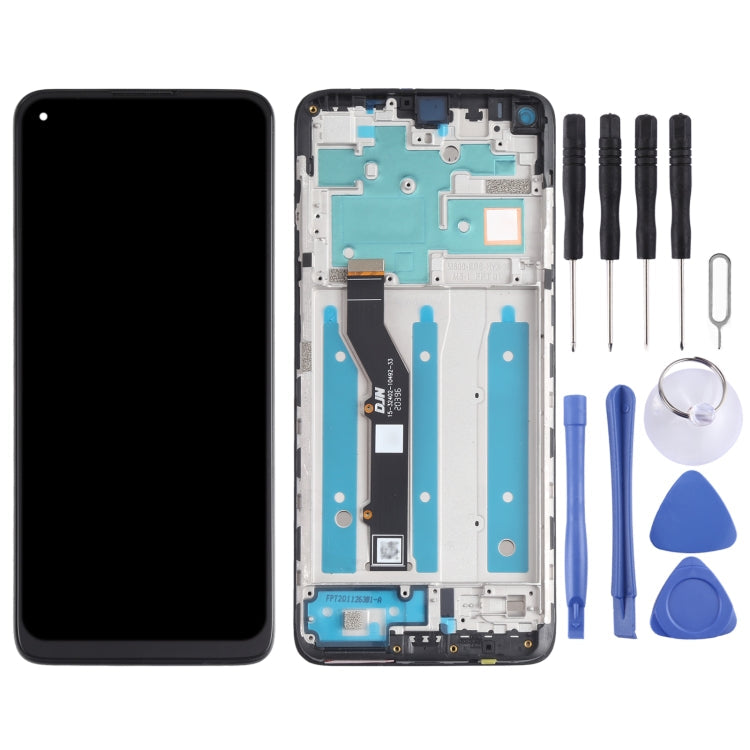 LCD Screen and Digitizer Full Assembly with Frame for Motorola Moto G9 Plus XT2087-1 – Durable Build, Easy to Use, For Motorola Moto G9 Plus