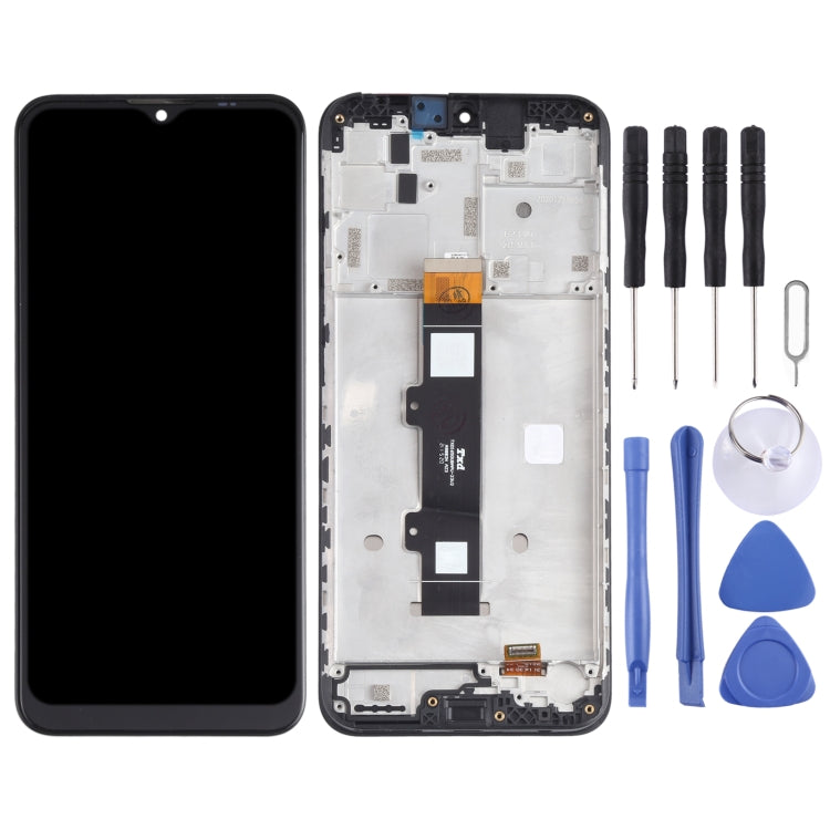 LCD Screen and Digitizer Full Assembly with Frame for Motorola Moto G20 XT2128-1 XT2128-2 – Durable Build, Easy to Use, For Motorola Moto G20