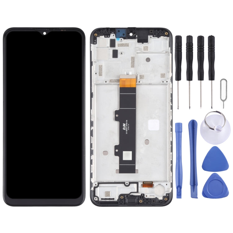 LCD Screen and Digitizer Full Assembly with Frame for Motorola Moto G30 XT2129-1 XT2129-2 – Durable Build, Easy to Use, For Motorola Moto G30