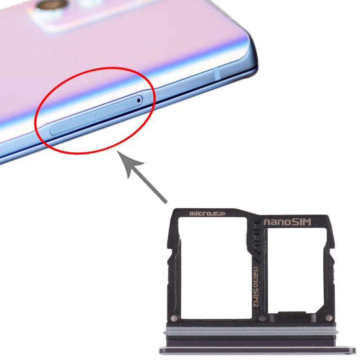 Nano SIM Card Tray + Nano SIM Card Tray / Micro SD Card Tray for LG Wing 5G LMF100N, LM-F100N, LM-F100V, LM-F100 – Durable Build, Easy to Use, For LG Wing 5G