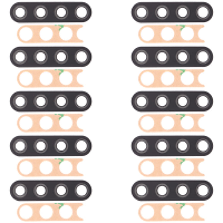 10 PCS Back Camera Lens for LG K51 / Q51 LM-Q510N K500MM – Durable Build, Easy to Use, For LG K51 / Q51