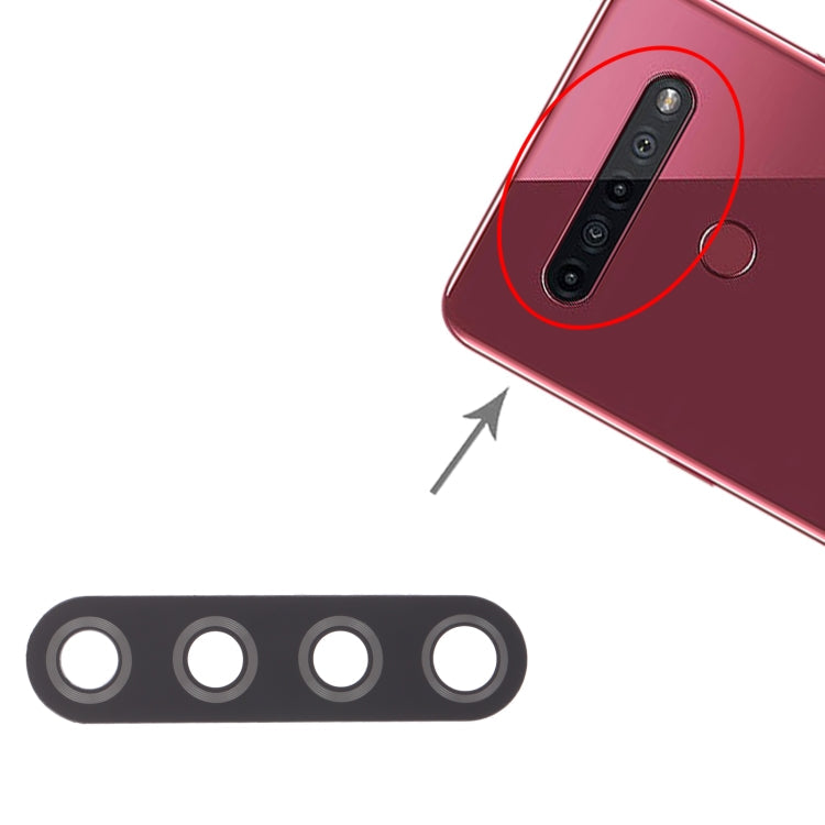 10 PCS Back Camera Lens for LG K51 / Q51 LM-Q510N K500MM – Durable Build, Easy to Use, For LG K51 / Q51
