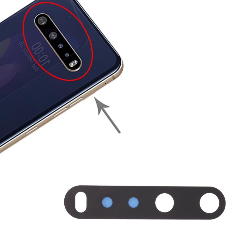 10 PCS Back Camera Lens for LG V60 ThinQ 5G / V60 ThinQ 5G UW – Durable Build, Easy to Use, For LG V60 ThinQ 5G