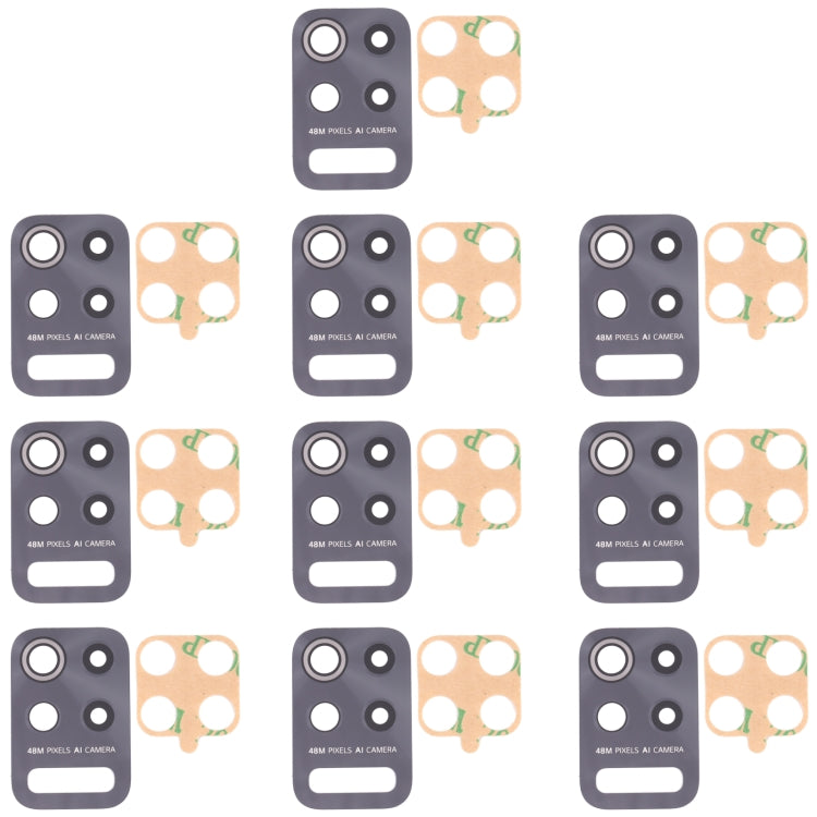 10 PCS Back Camera Lens for LG Q52 / K62 – Durable Build, Easy to Use, For LG Q52 / K62