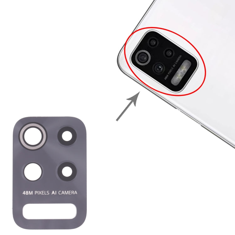 10 PCS Back Camera Lens for LG Q52 / K62 – Durable Build, Easy to Use, For LG Q52 / K62