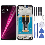 LCD Screen For T-Mobile Revvl 6 Digitizer Full Assembly with Frame – Durable Build, Easy to Use, For T-Mobile Revvl 6(with Frame)