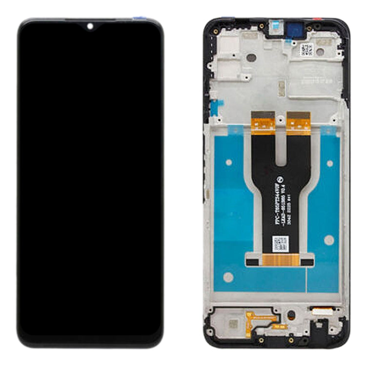 LCD Screen For T-Mobile Revvl 6 Digitizer Full Assembly with Frame – Durable Build, Easy to Use, For T-Mobile Revvl 6(with Frame)