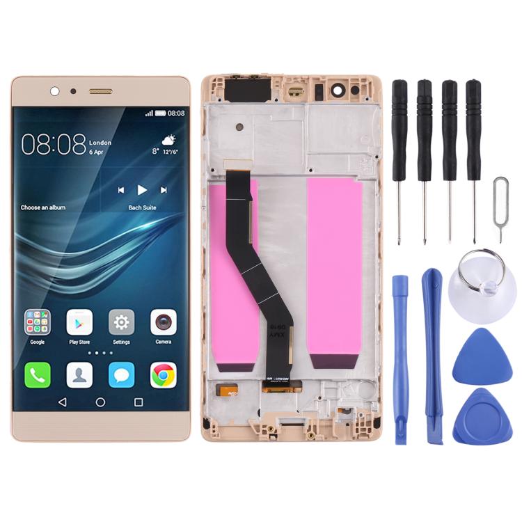 OLED Material LCD Screen and Digitizer Full Assembly with Frame for Huawei P9 Plus – Durable Build, Easy to Use, For Huawei P9 Plus(OLED)