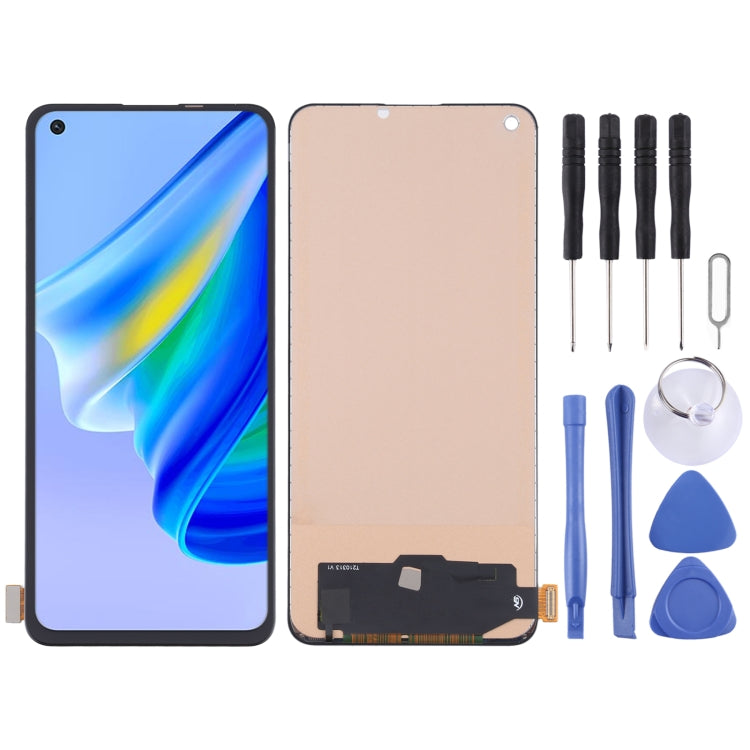 TFT Material LCD Screen and Digitizer Full Assembly (Not Supporting Fingerprint Identification) for OPPO A95 4G / F19s – Durable Build, Easy to Use, For OPPO A95 4G / F19s