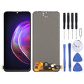 Original AMOLED Material LCD Screen and Digitizer Full Assembly for vivo V21 4G V2066, V2108, For Vivo V21 4G For Vivo V21 4G