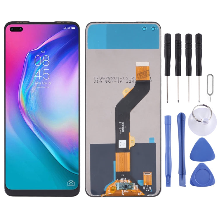 LCD Screen and Digitizer Full Assembly for Tecno Camon 16 Pro – Durable Build, Easy to Use, For Tecno Camon 16 Pro