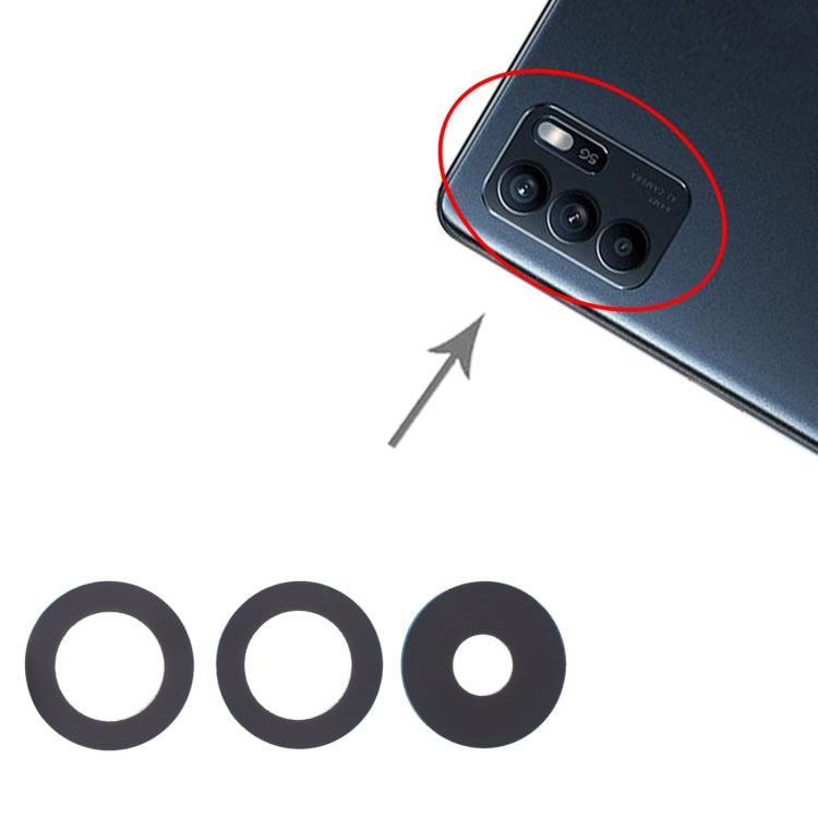10pcs Back Camera Lens – Durable Build, Easy to Use, For OPPO Reno6 4G / Reno6 5G / Reno6 Z