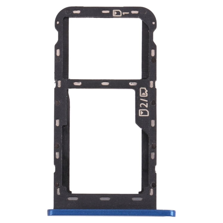 SIM Card Tray + Micro SD Card Tray for ZTE Blade A51 – Durable Build, Easy to Use, For ZTE Blade A51 For ZTE Blade A51 Blue