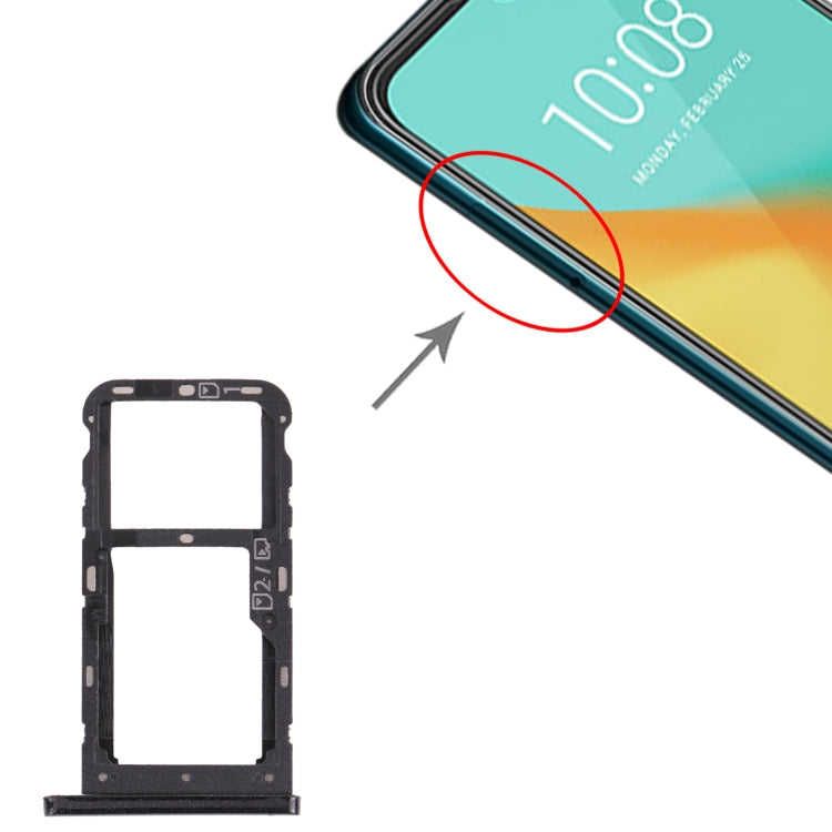 SIM Card Tray + SIM Card Tray / Micro SD Card Tray for ZTE Blade V10 Vita – Durable Build, Easy to Use, For ZTE Blade V10 Vita, For ZTE Blade V10 Vita(Dark Green)