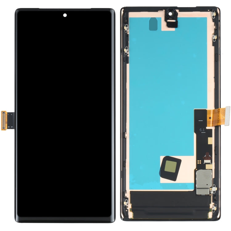 AMOLED Material LCD Screen and Digitizer Full Assembly with Frame for Google Pixel 6 Pro – Durable Build, Easy to Use