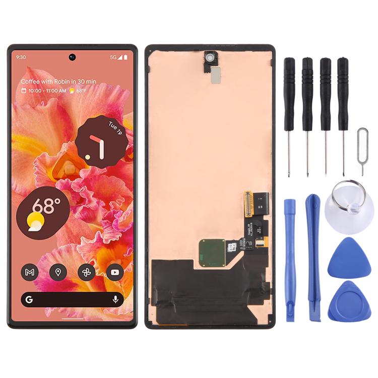AMOLED Material LCD Screen and Digitizer Full Assembly with Frame for Google Pixel 6 – Durable Build, Easy to Use, For Google Pixel 6 (Original) For Google Pixel 6 (Original)