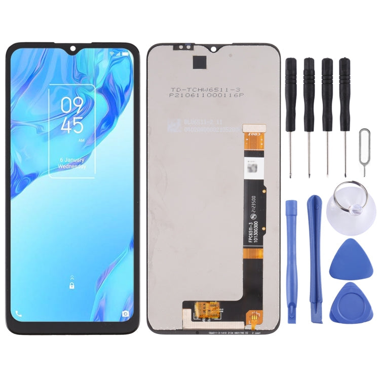 LCD Screen and Digitizer Full Assembly for TCL 20B – Durable Build, Easy to Use, For TCL 20B (TFT)