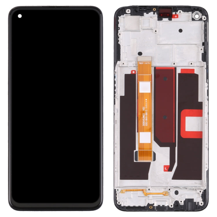 Original LCD Screen and Digitizer Full Assembly with Frame for OPPO A74 5G CPH2197 CPH2263 – Durable Build, Easy to Use, For OPPO A74 5G(Original)